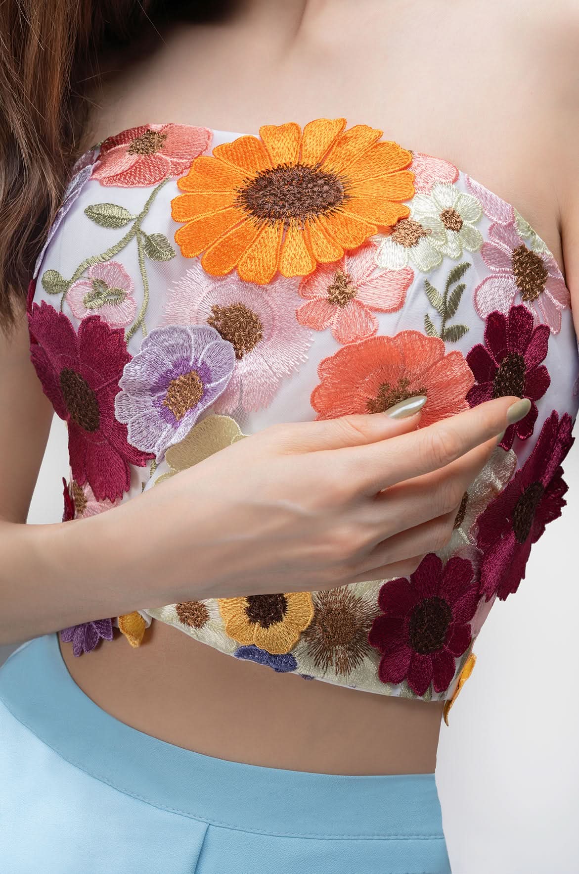 Vibrant Castel Crop top