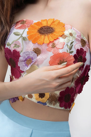 Vibrant Castel Crop top